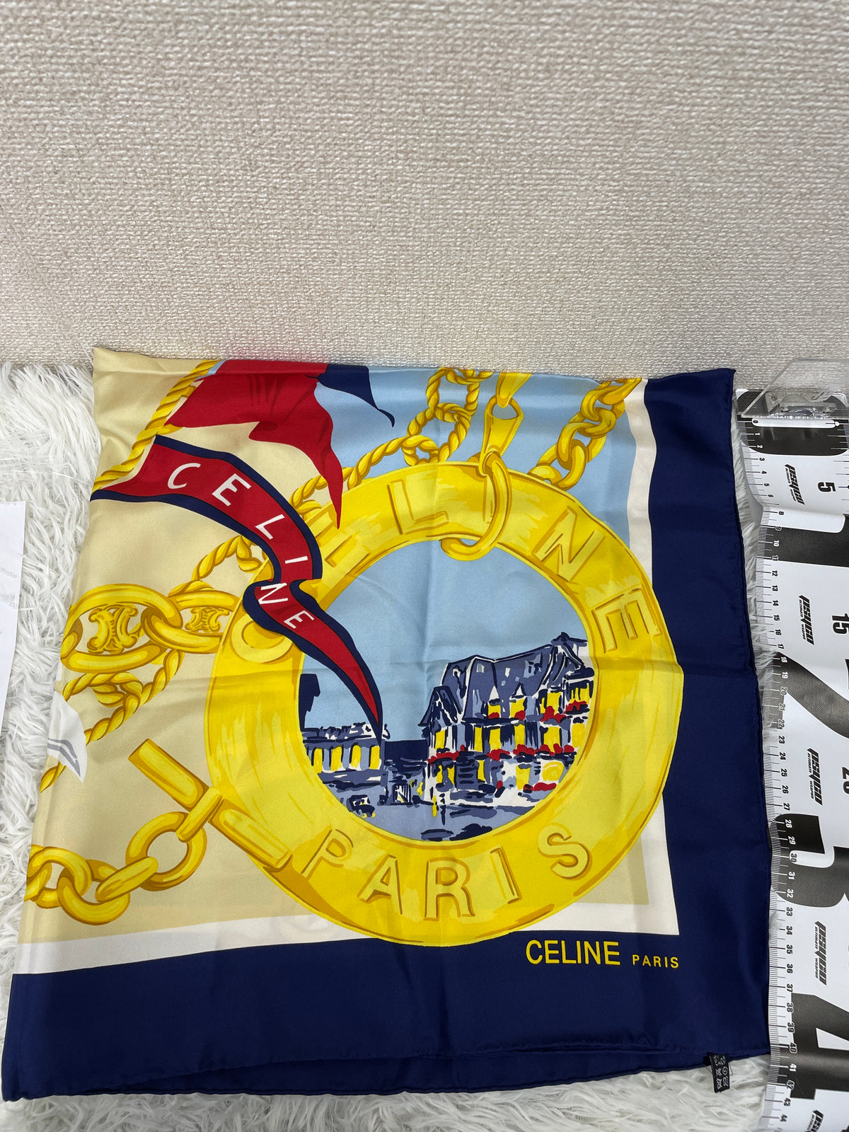 Celine Blue Scarves A-19212