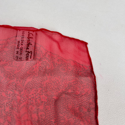 Ferragamo Red Scarves A-19218