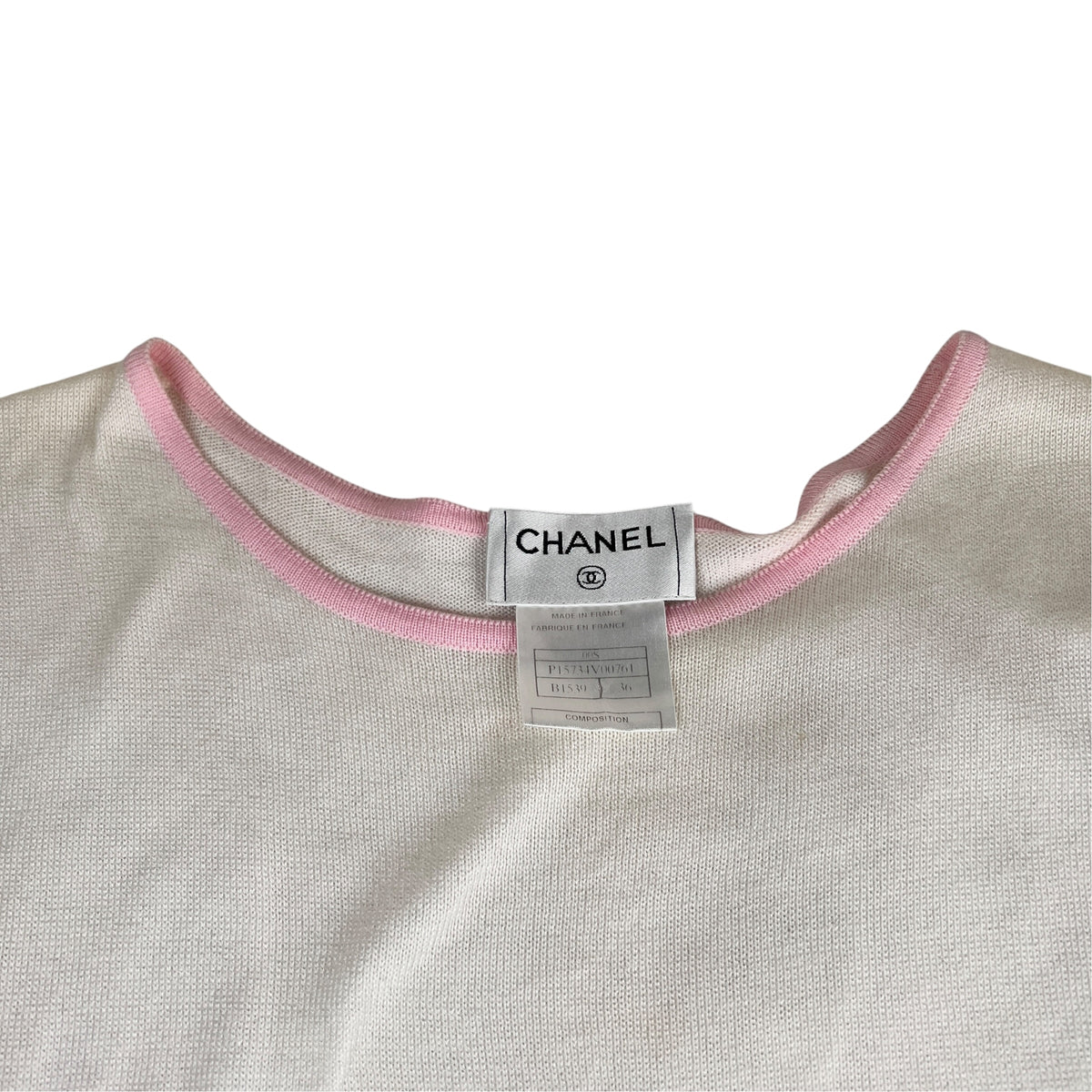 Chanel White Apparel A-19219