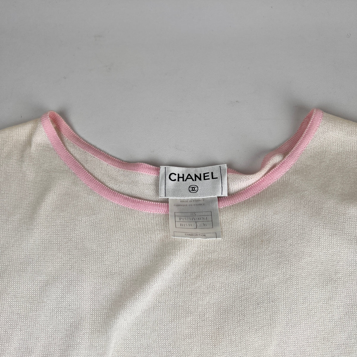 Chanel White Apparel A-19219