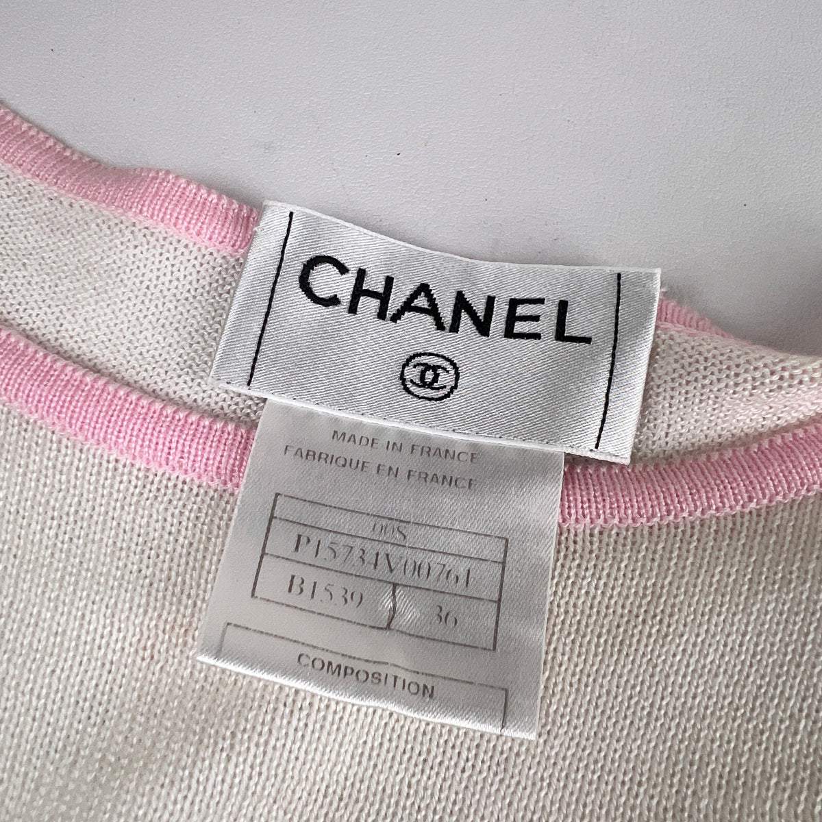 Chanel White Apparel A-19219
