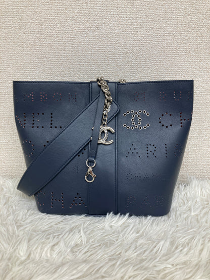 Chanel Navy Shoulder Bags A-19224