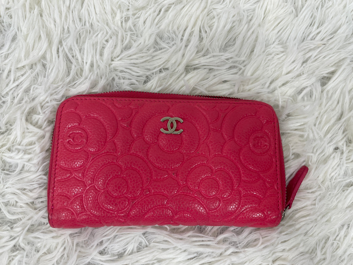 Chanel Pink Wallets A-19241