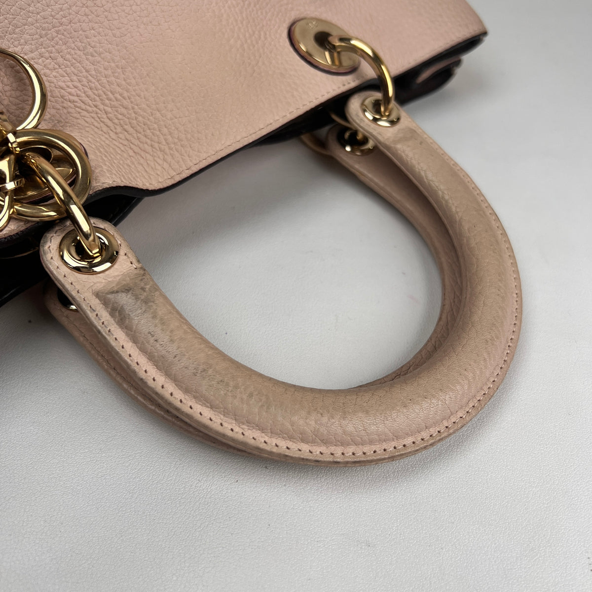 Dior Beige Handle Bags A-19257