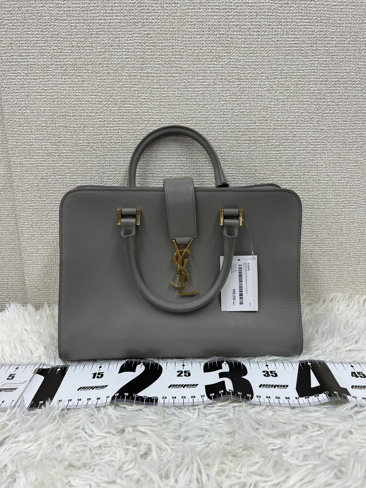 Saint Laurent Gray Handle Bags A-19263