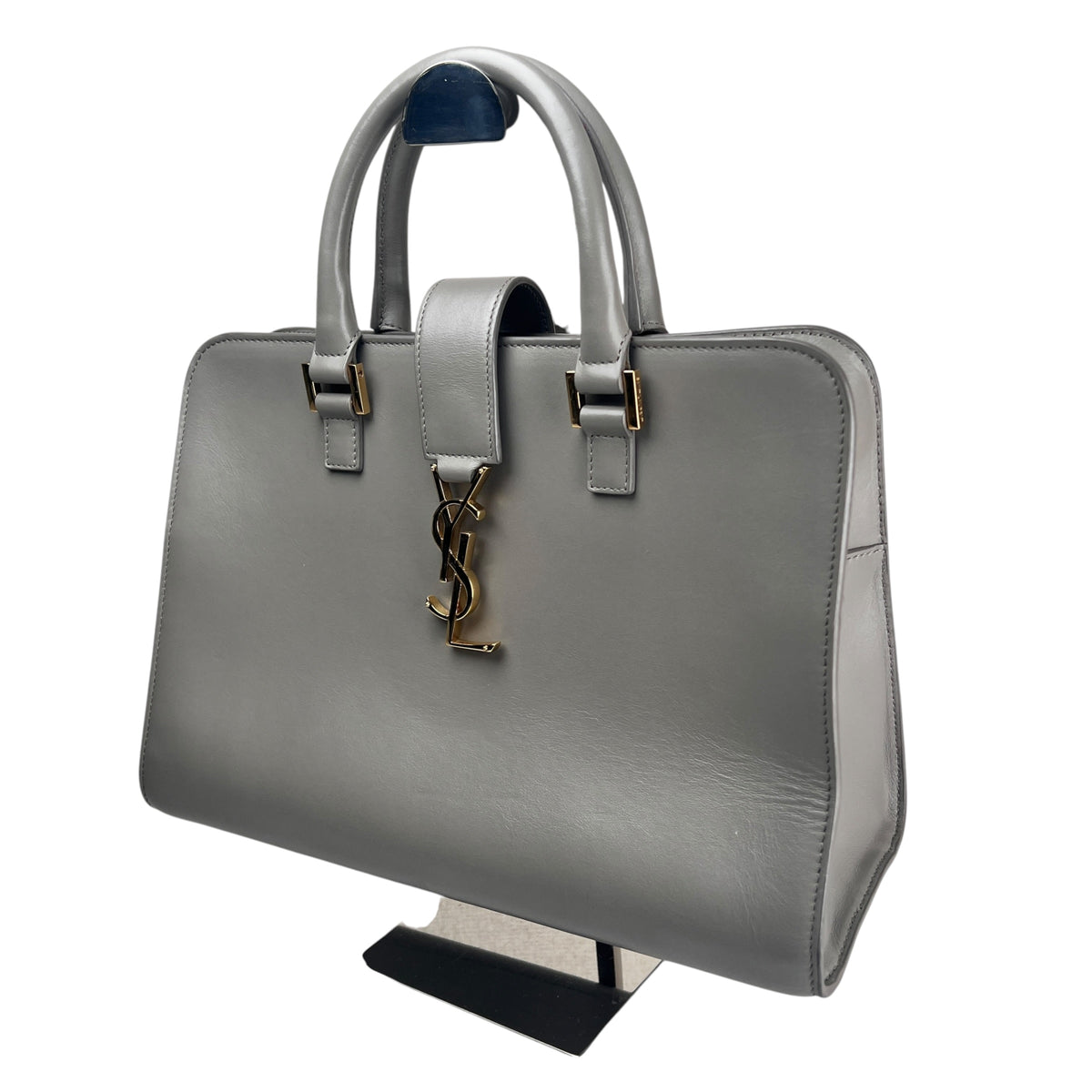Saint Laurent Gray Handle Bags A-19263