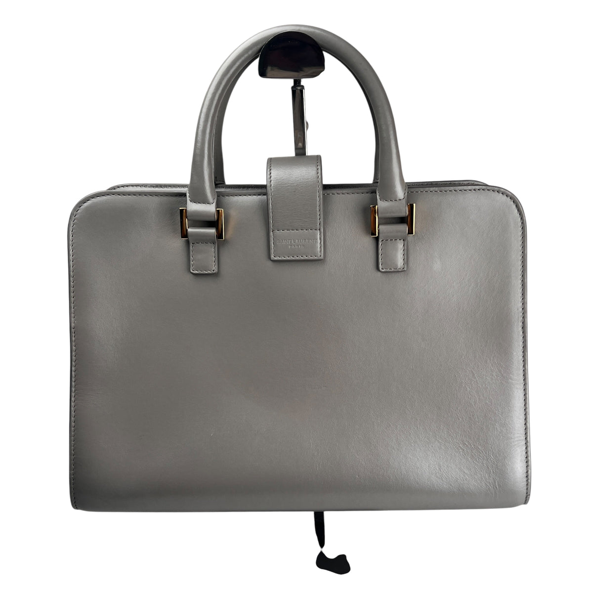 Saint Laurent Gray Handle Bags A-19263