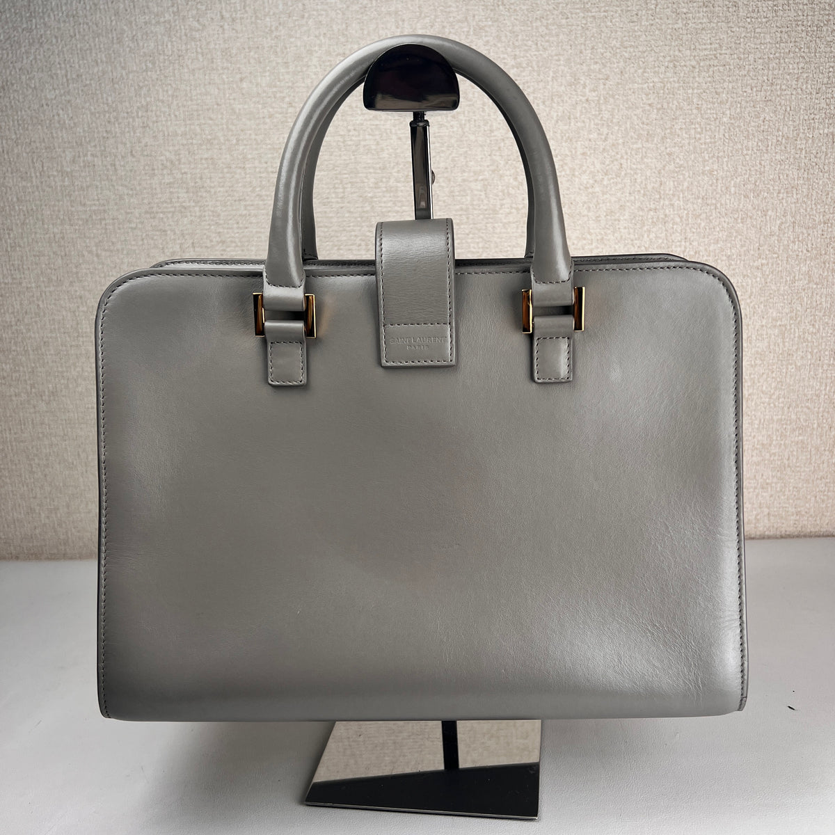 Saint Laurent Gray Handle Bags A-19263