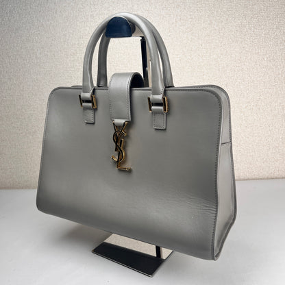 Saint Laurent Gray Handle Bags A-19263