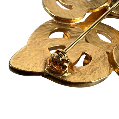 Chanel Gold Brooches A-19279
