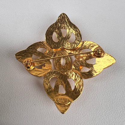 Chanel Gold Brooches A-19279