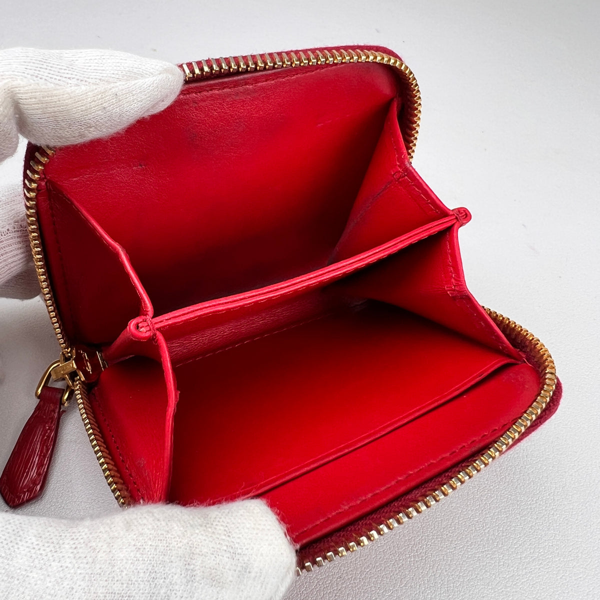 Prada Red Wallets A-19283