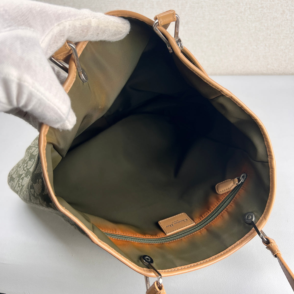 Dior Green Tote Bags A-19313