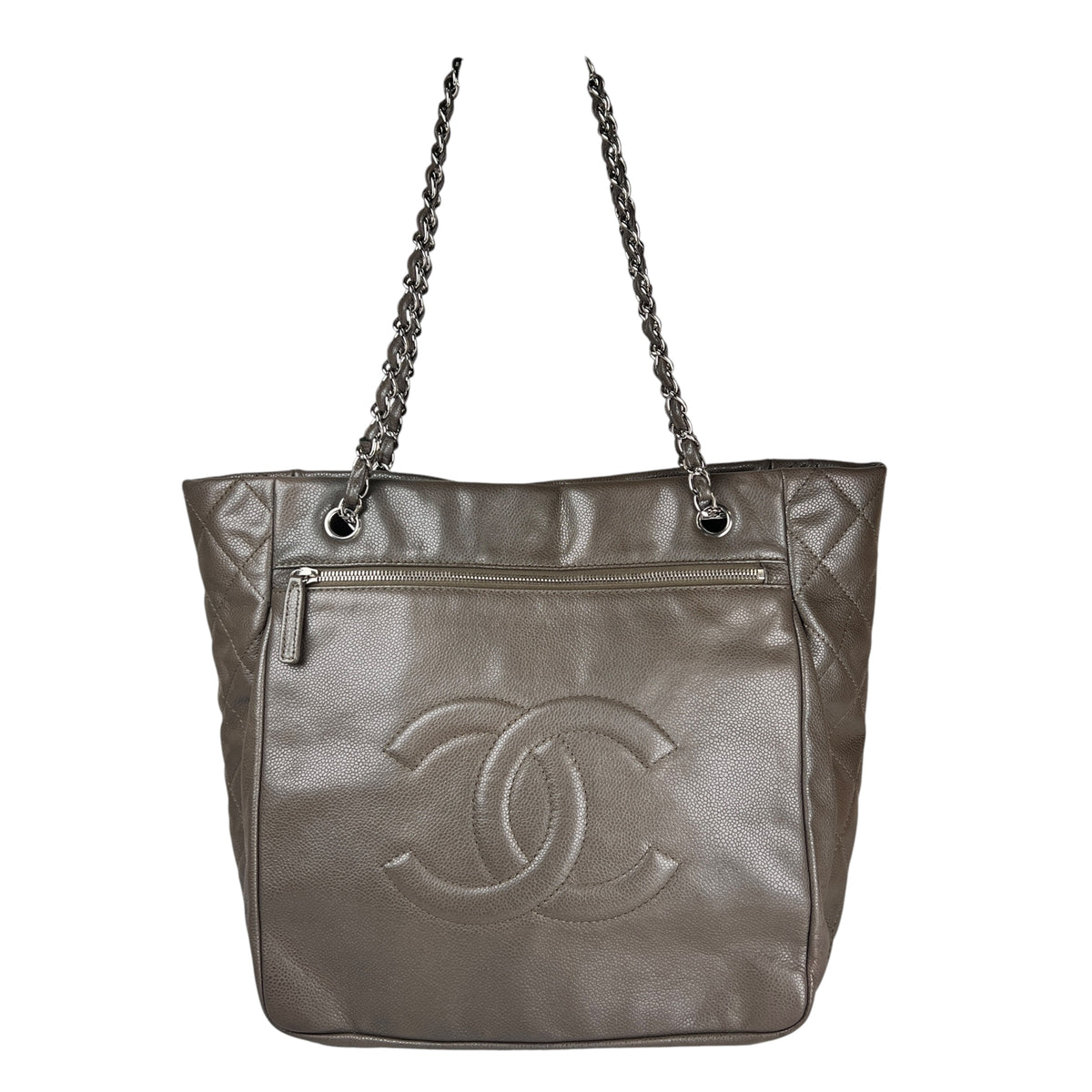 Chanel Gray Tote Bags A-19333
