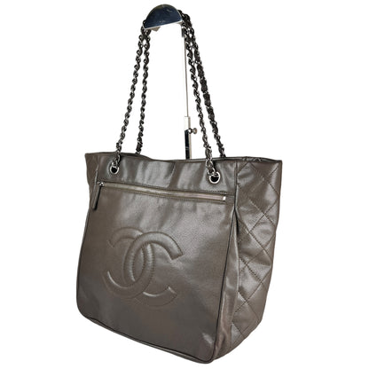 Chanel Gray Tote Bags A-19333