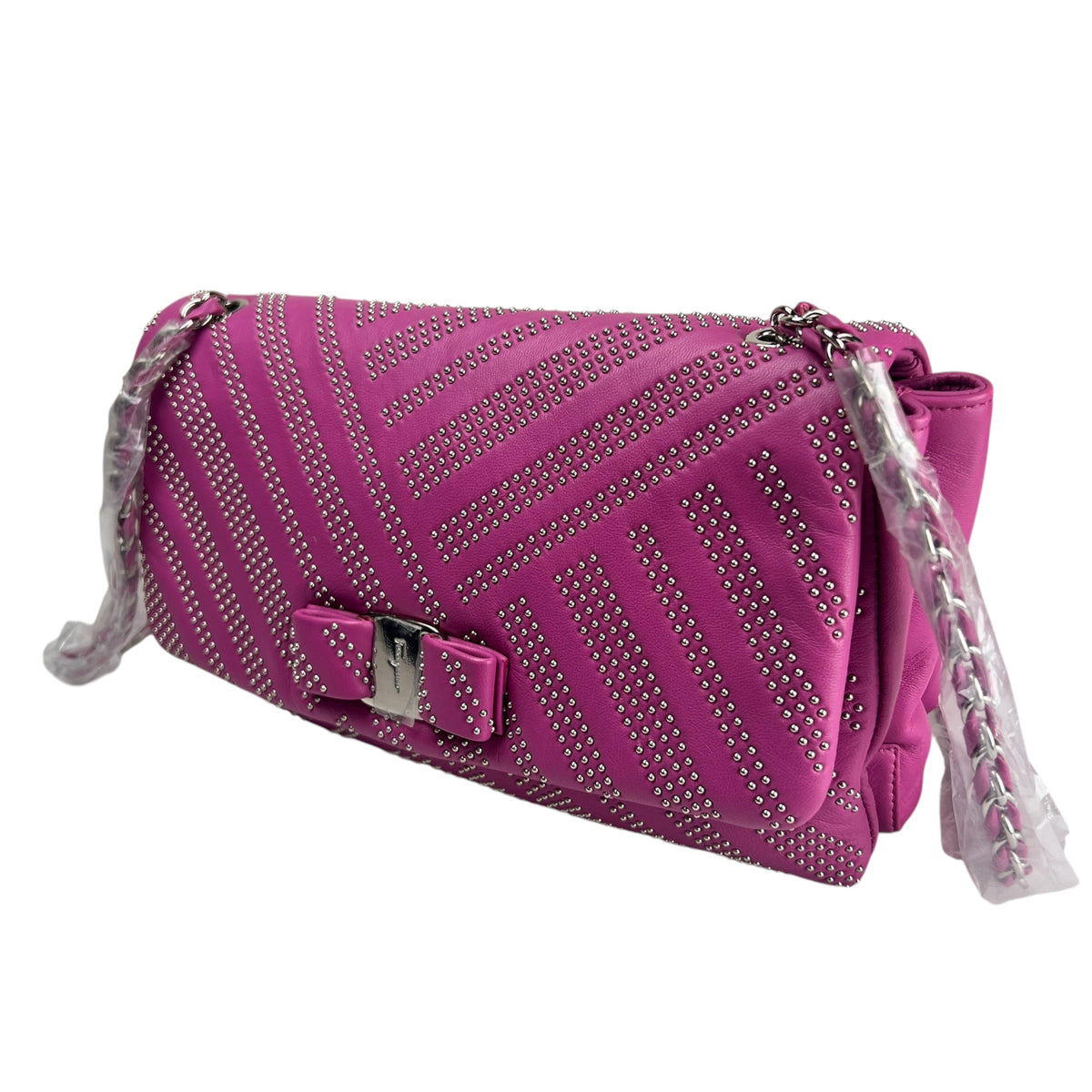 Ferragamo Pink Shoulder Bags A-19341