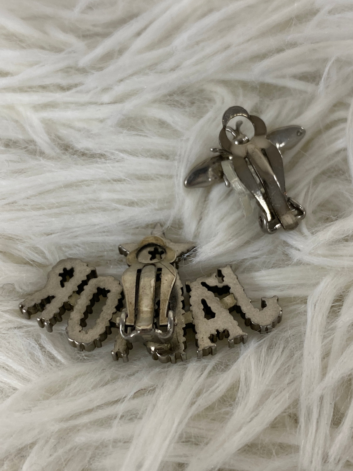 Dior Silver Earrings A-19348