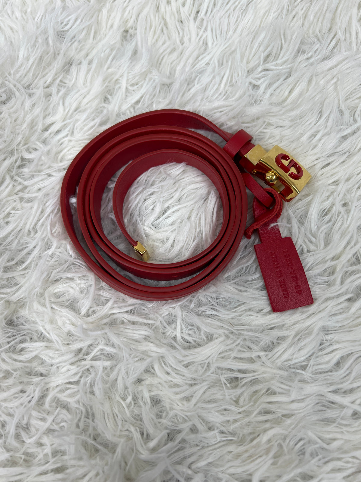Dior Red Belts A-19368
