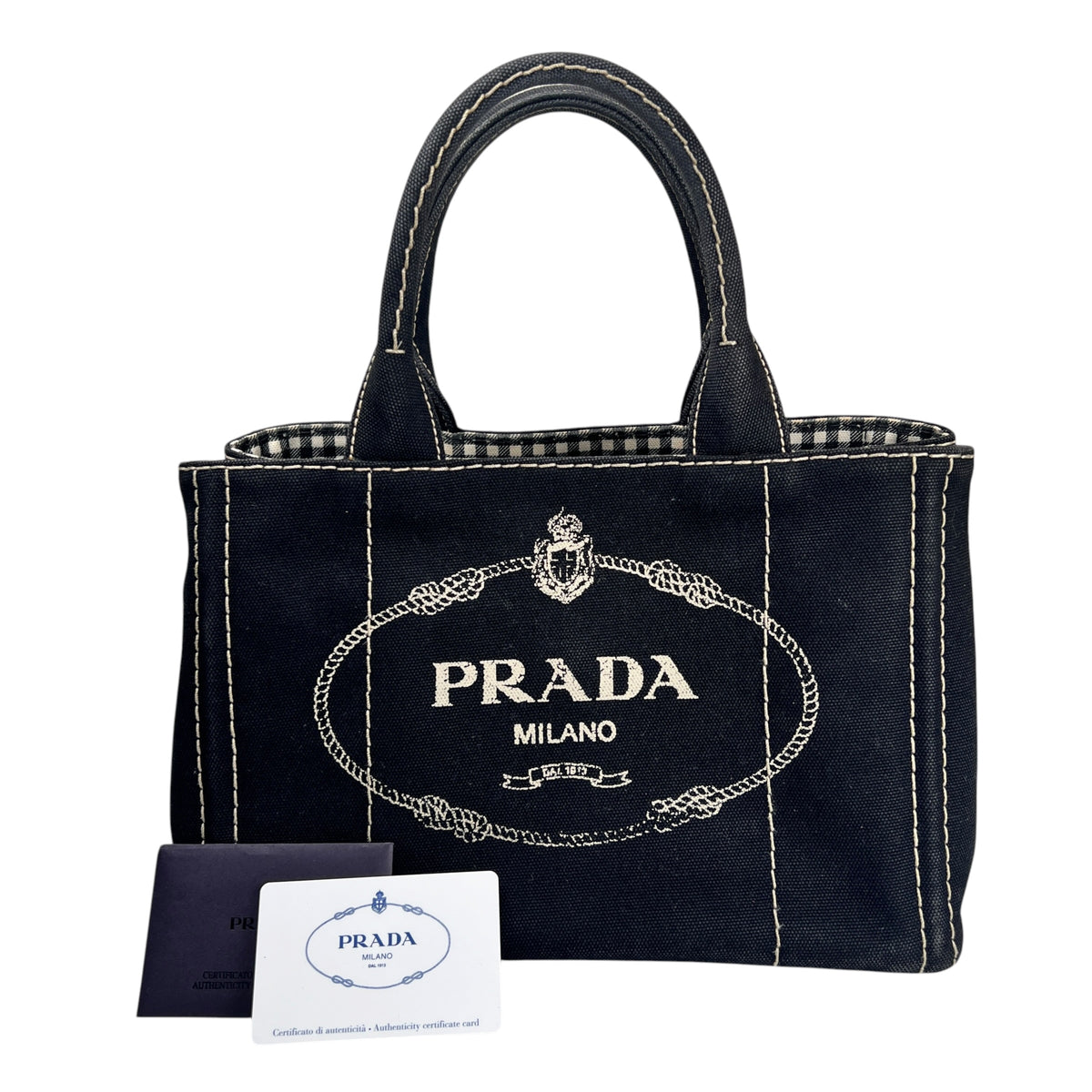 Prada Black Tote Bags A-19374