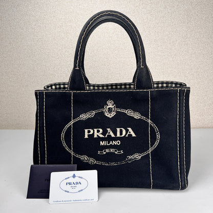 Prada Black Tote Bags A-19374