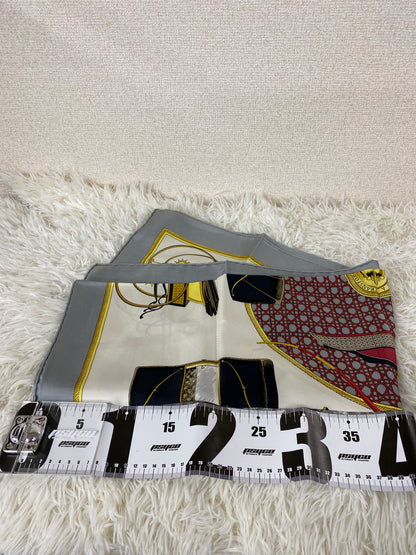 Hermes Gray Scarves A-19392