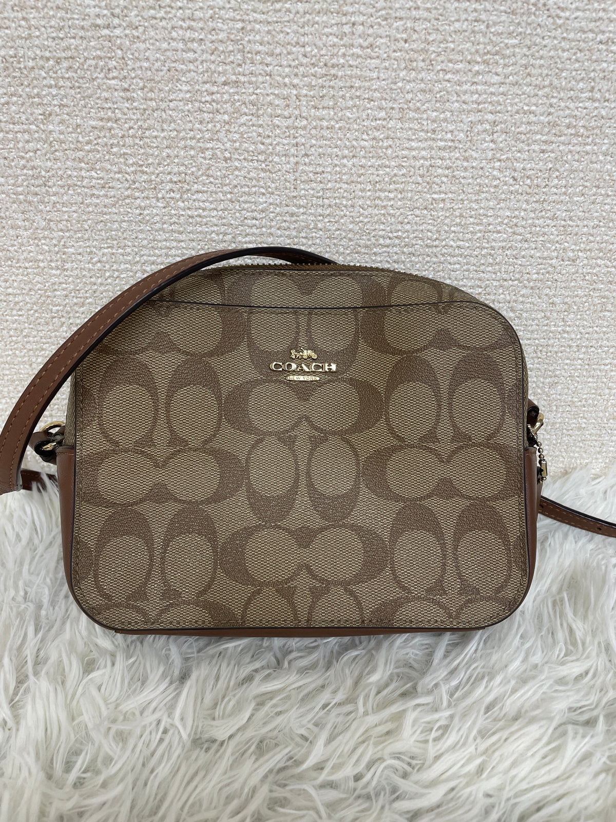 Coach Beige Shoulder Bags A-19421