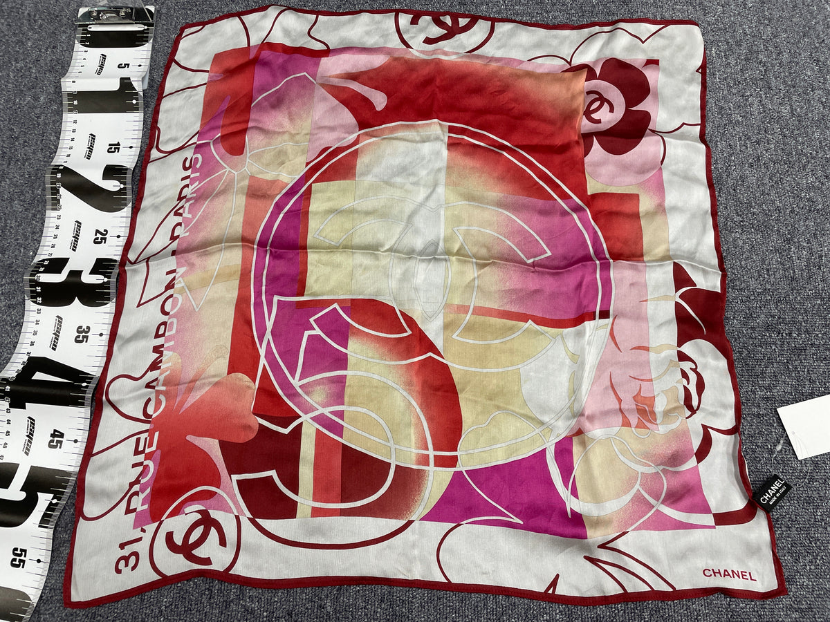 Chanel Red Scarves A-19463