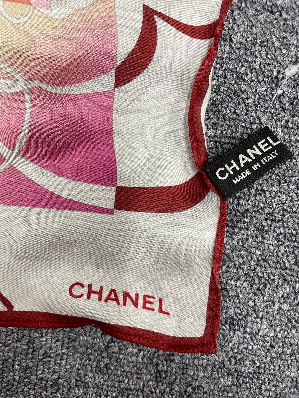 Chanel Red Scarves A-19463