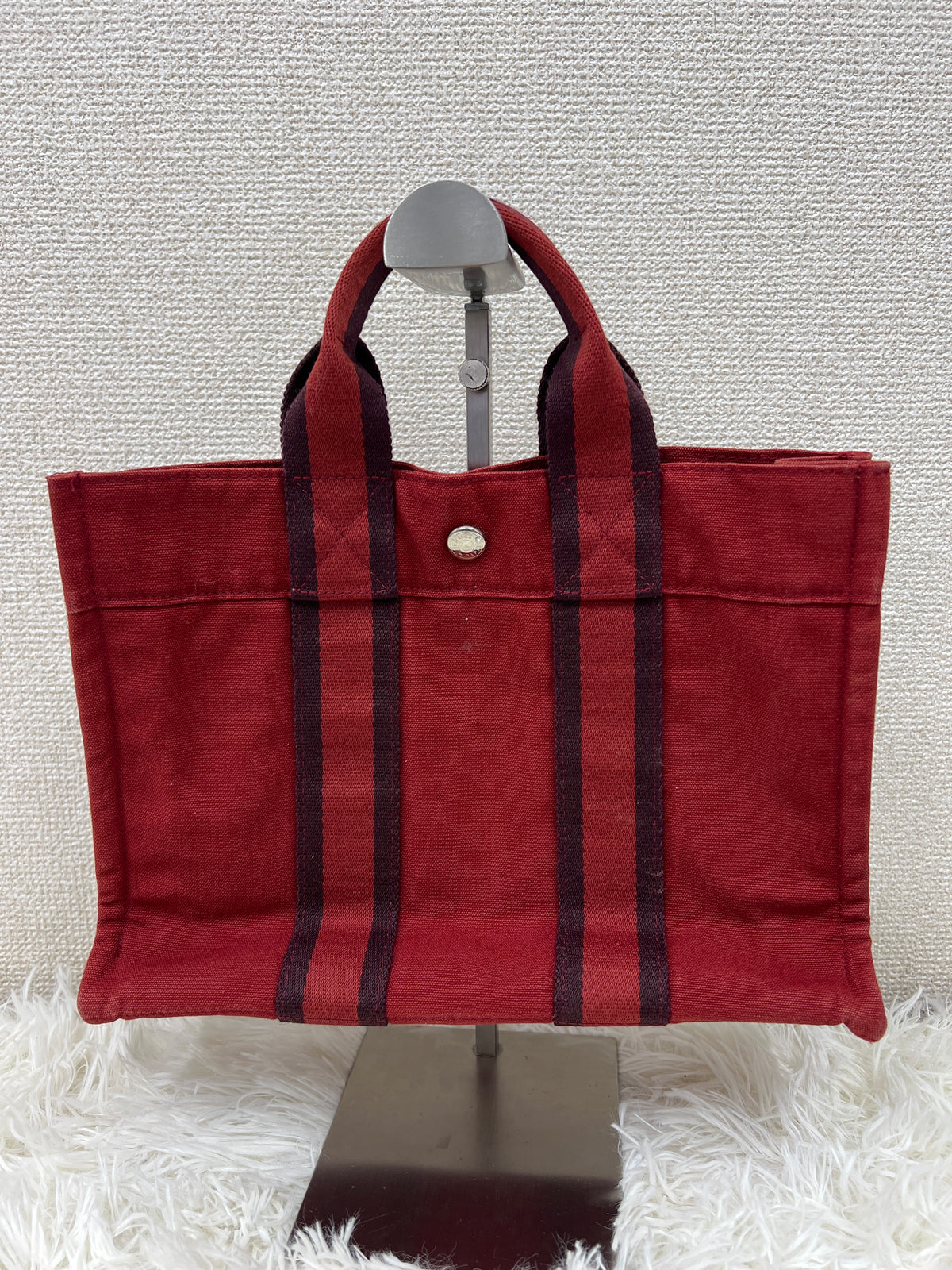 Hermes Red Tote Bags A-19521