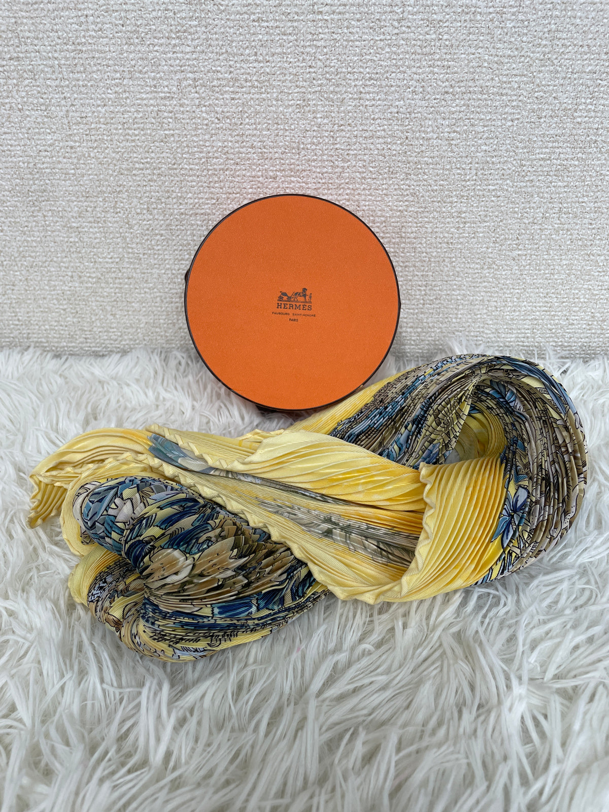 Hermes Yellow Scarves A-19542