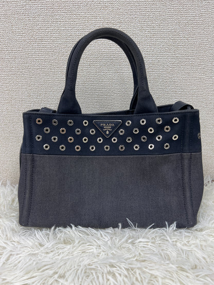 Prada Navy Tote Bags A-19544