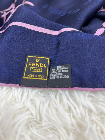 Fendi Navy Scarves A-19642