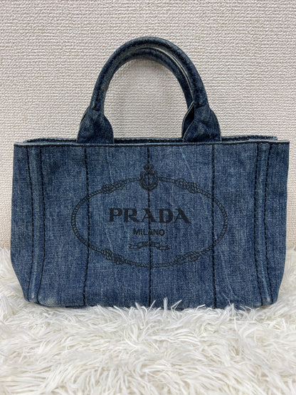 Prada Navy Tote Bags A-19644