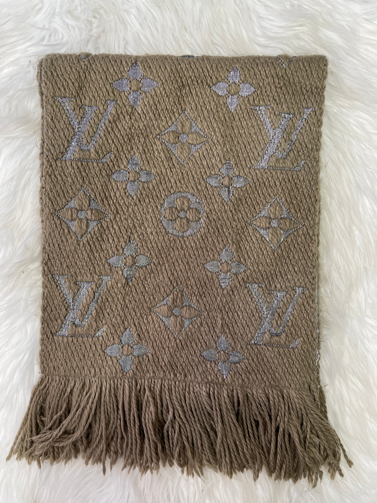 Louis Vuitton Green Scarves A-19658