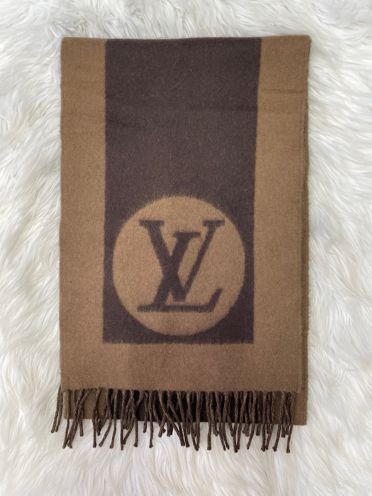 Louis Vuitton Brown Scarves A-19659