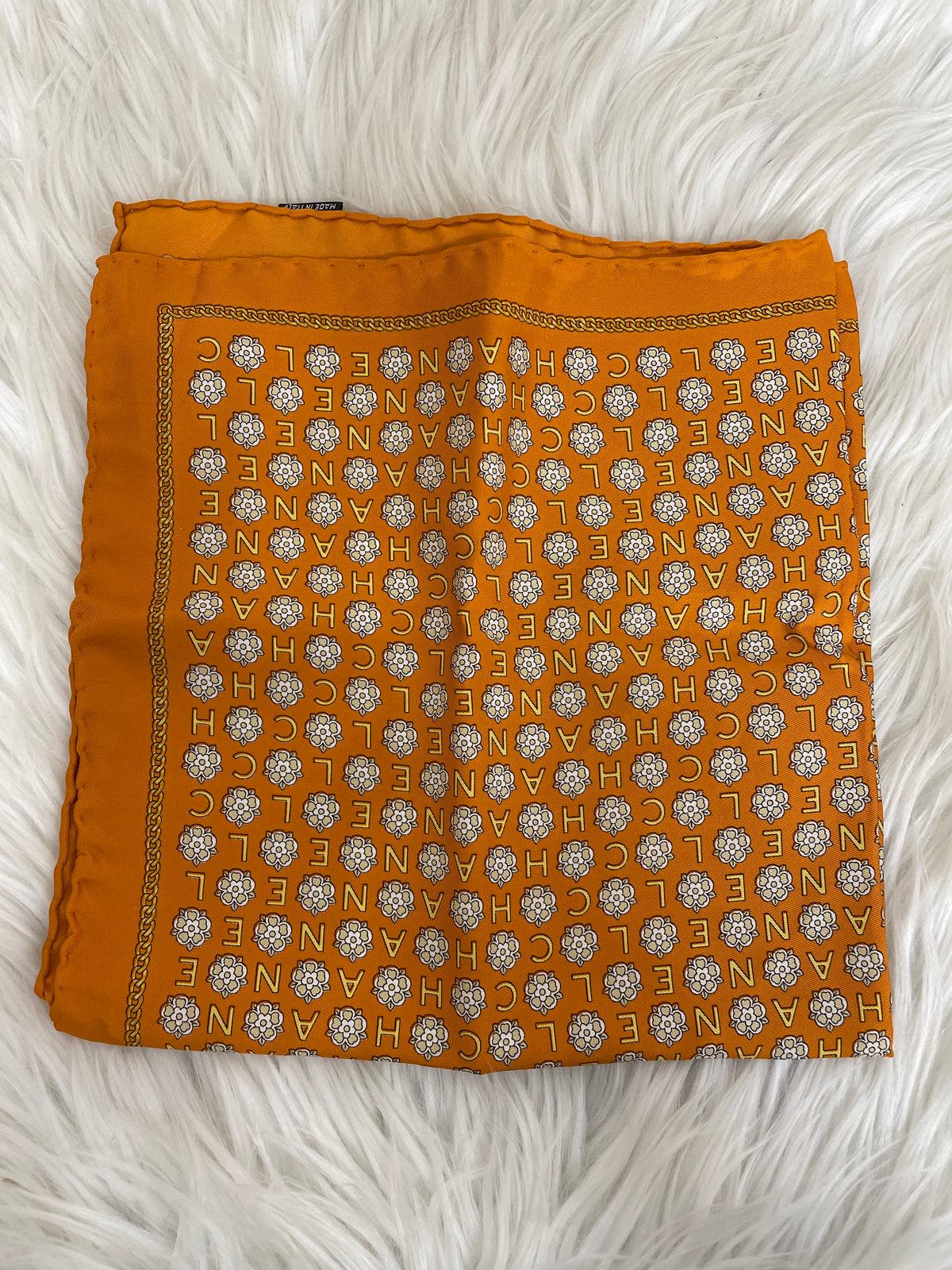 Chanel Orange Scarves A-19715
