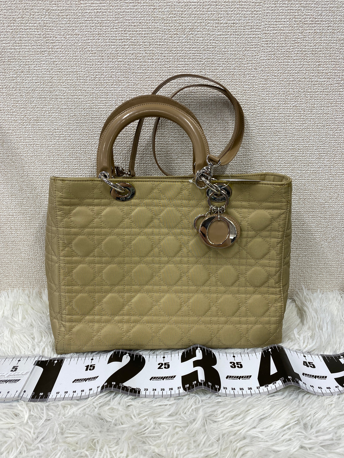 Dior Beige Handle Bags A-19738