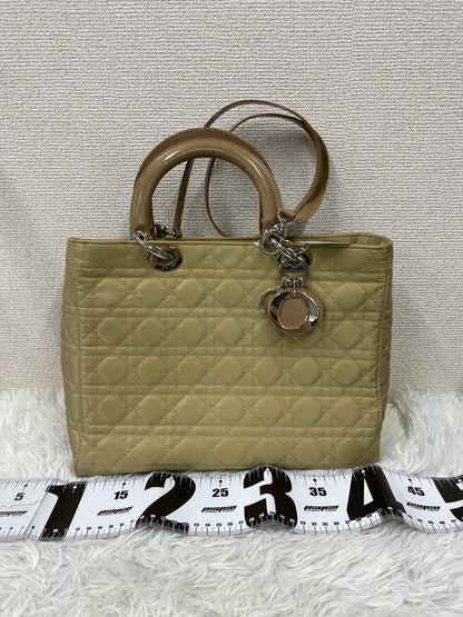 Dior Beige Handle Bags A-19738