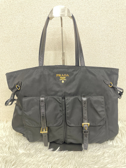 Prada Black Handle Bags A-19780