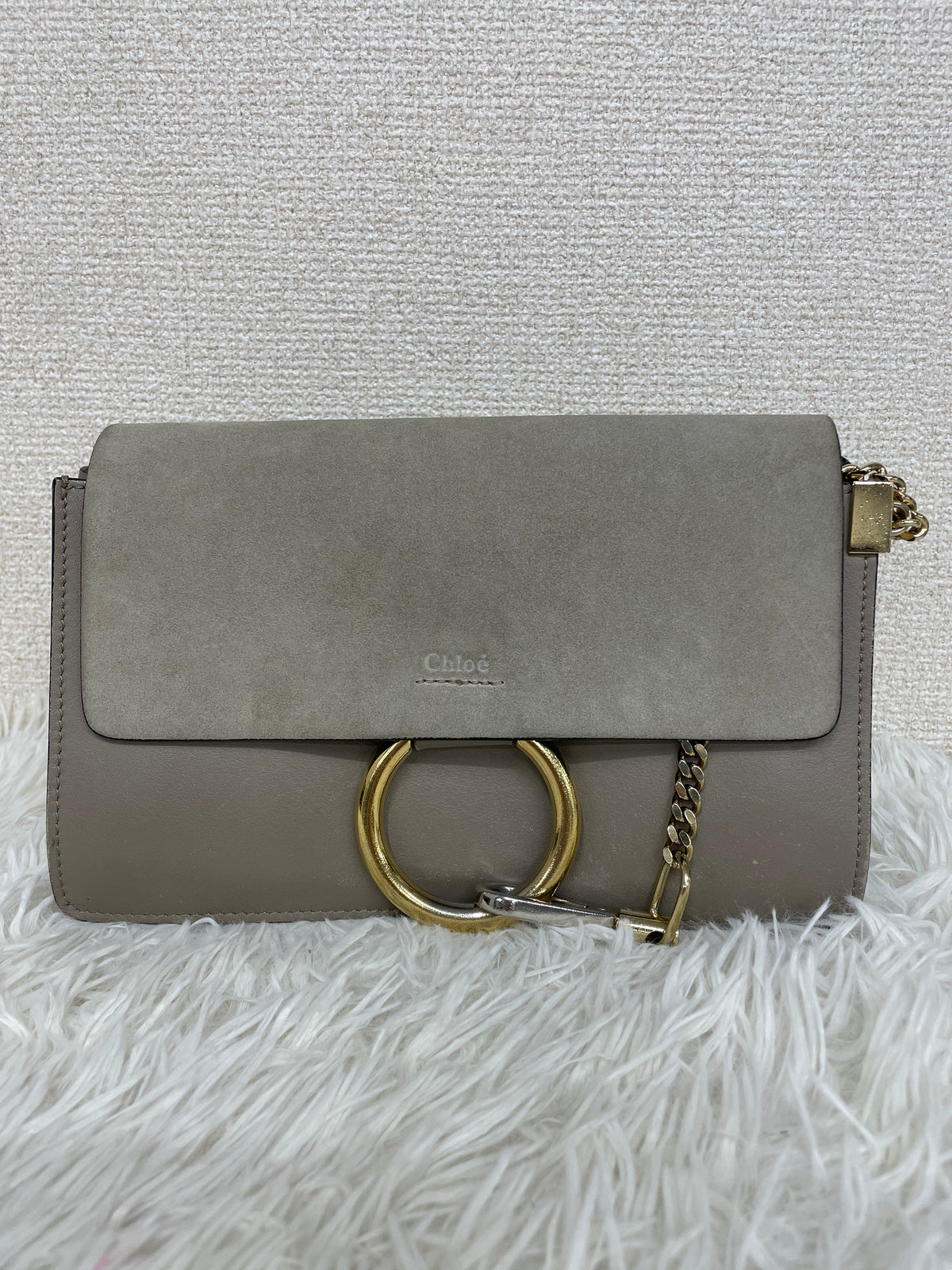 Chloe Beige Shoulder Bags A-19781