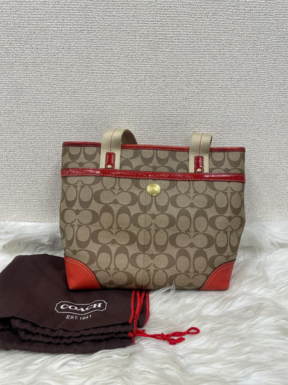 Coach Beige Tote Bags A-19907