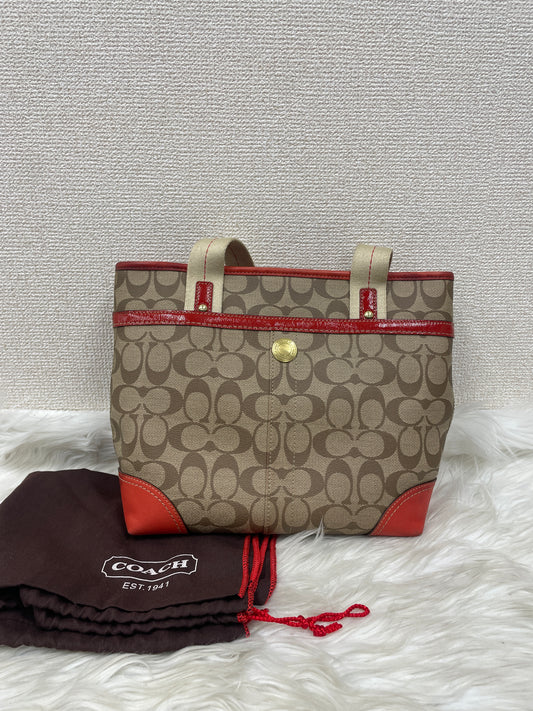 Coach Beige Tote Bags A-19907