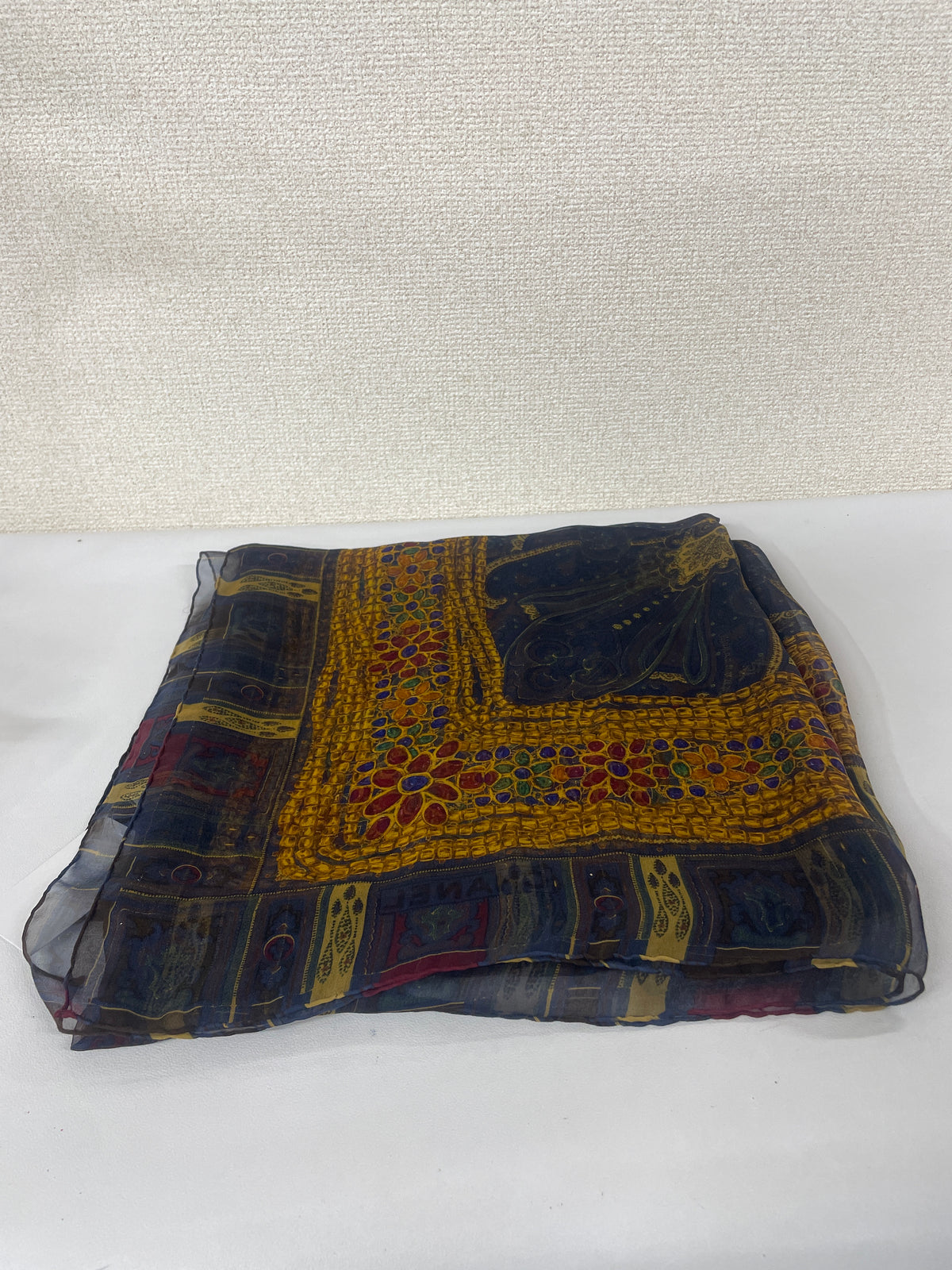 Chanel Navy Scarves A-19989