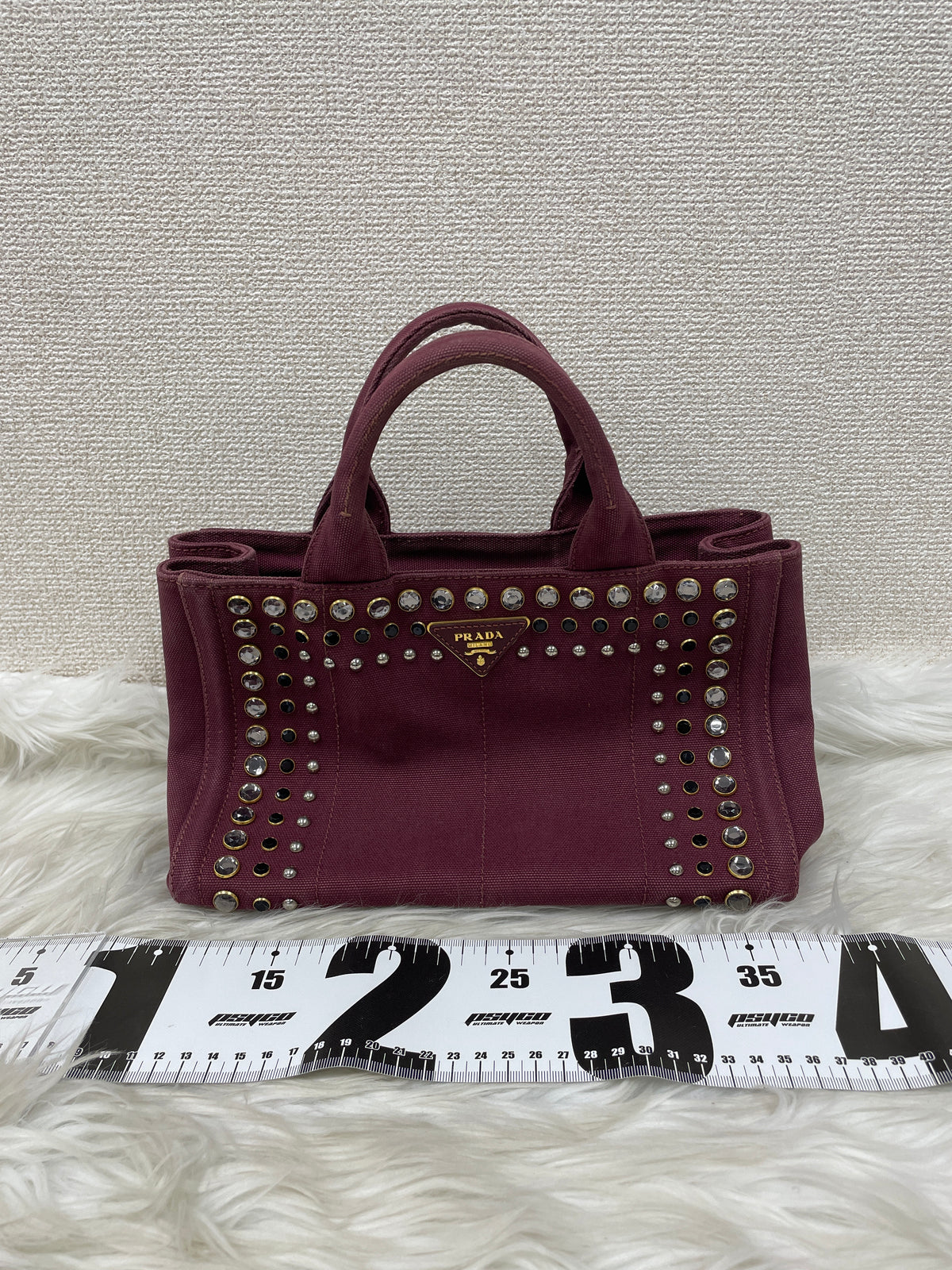 Prada Bordeaux Handle Bags A-20132