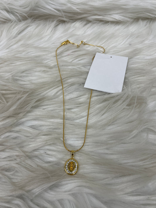 Saint Laurent Gold Necklaces A-20153