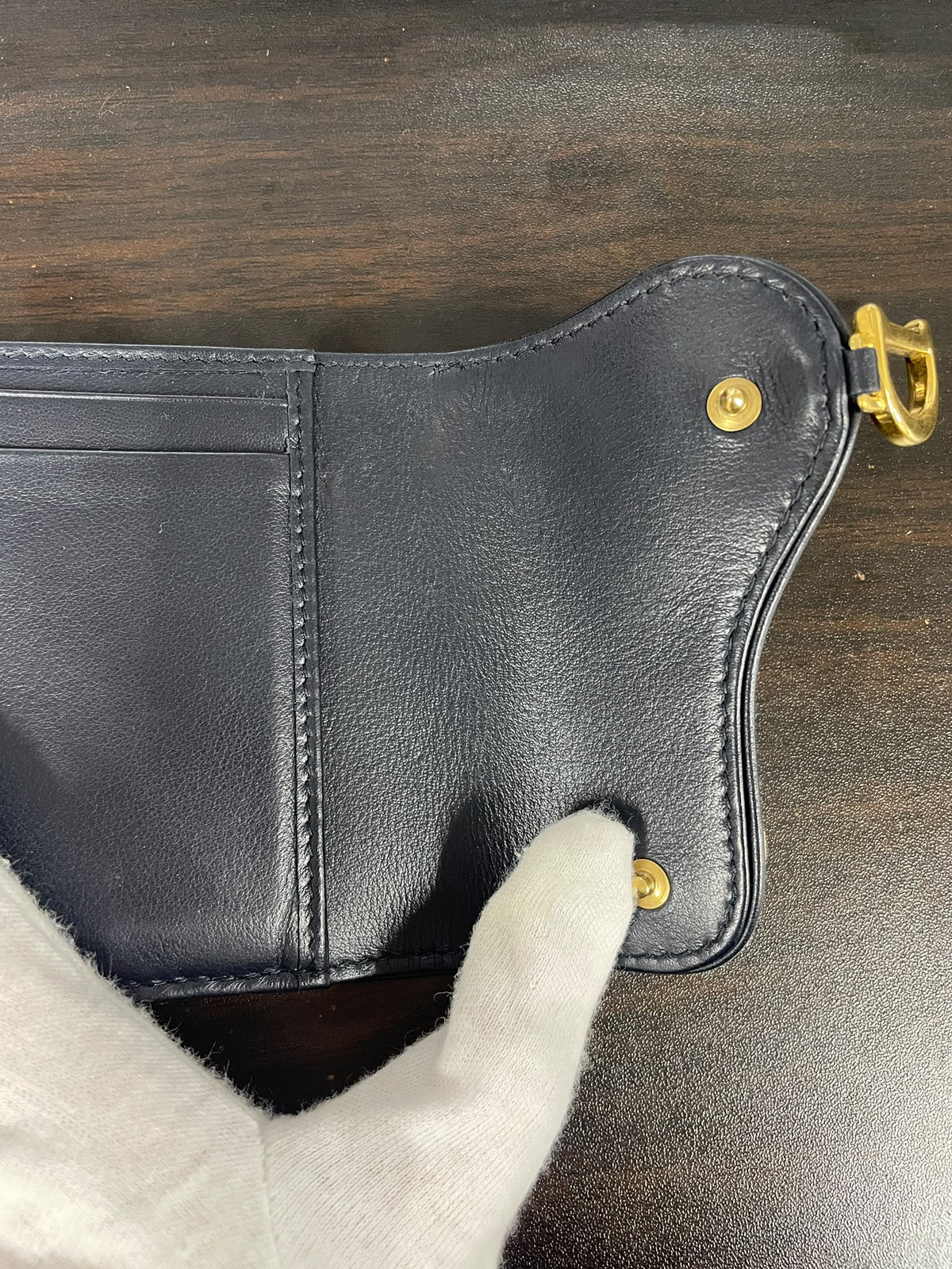 Dior Navy Wallets A-18217